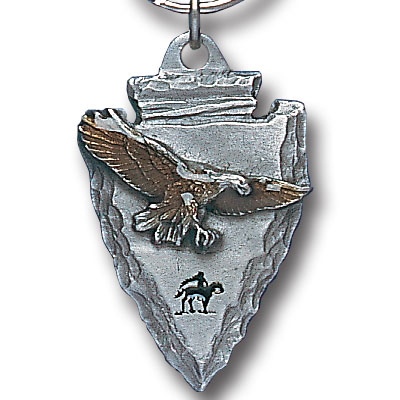 Key Ring - Eagle On Arrowhead